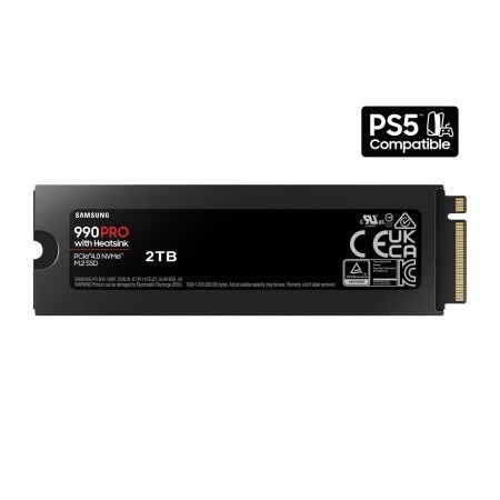 Samsung SSD 2TB 990 Pro Evo M.2 NVMe Heatsink PCI-E 4.0