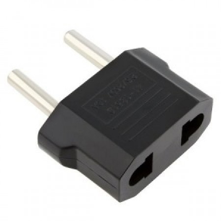 Schuko adapter US na EU Black