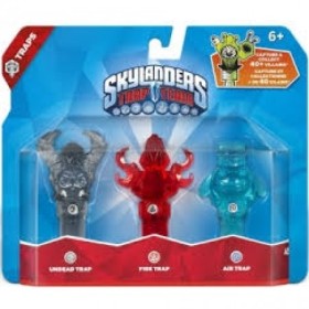 Skylanders Trap Team - Triple Trap Pack (Air Jughead  Undead Skulll  Fire Torch)