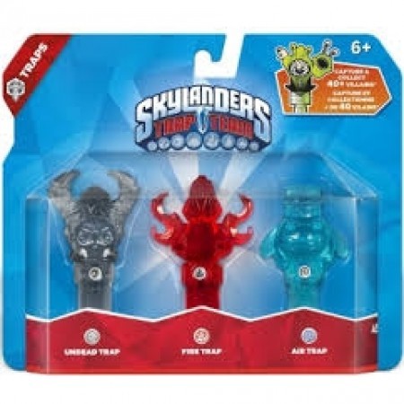 Skylanders Trap Team - Triple Trap Pack (Air Jughead  Undead Skulll  Fire Torch)