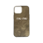 Glitter MiuMiu iPhone 16 Pro Max Crna