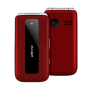 Telefon na tipke Artfone F20 preklop Red