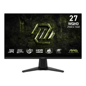 27" MSI MAG 275QFE21 210Hz WQHD Gaming Display