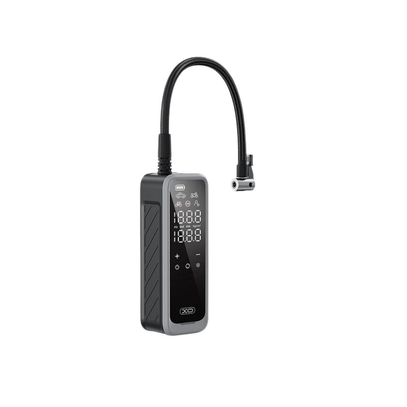 XO CZ018 Wirelles pumpa za napuhavanje 5000mAh Crna - Slika 2